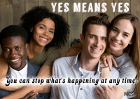 You can stop what's happening at any time