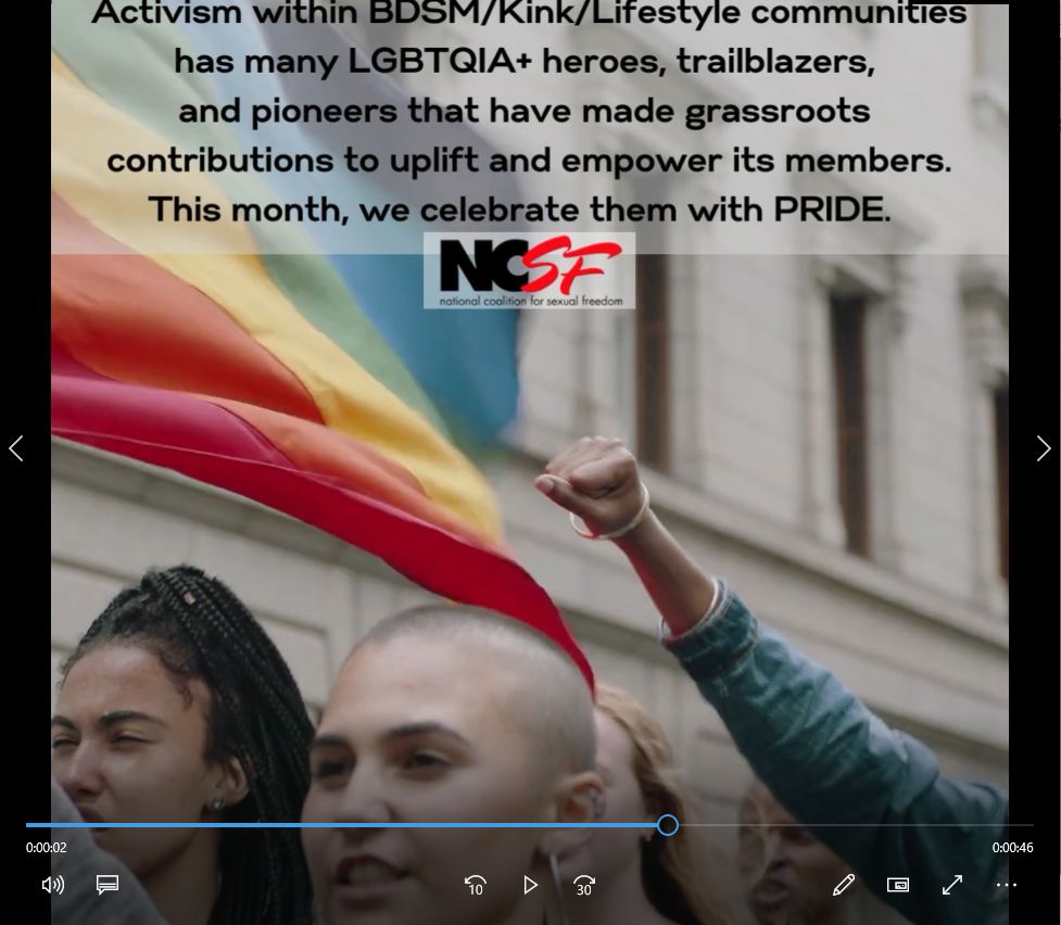NCSF Honors Pride Month