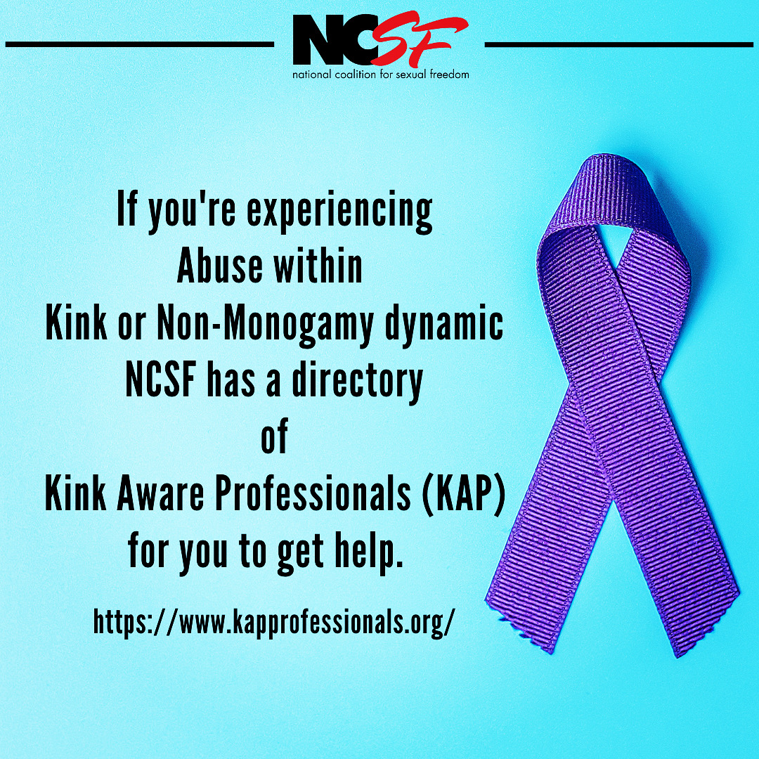 Kink and Polyamory Aware Professionals