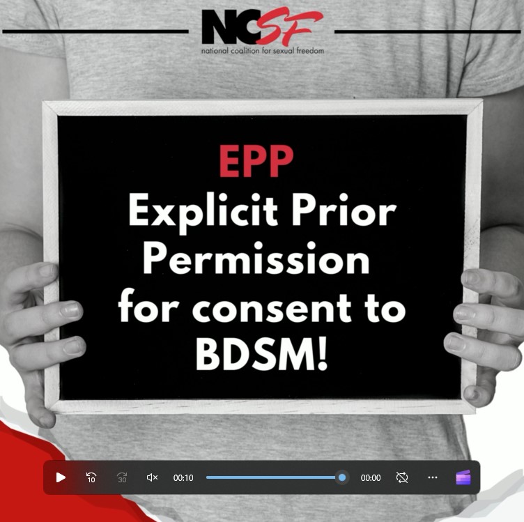 First, there was SSC then RACK. NOW… Explicit Prior Permission for Consent to BDSM