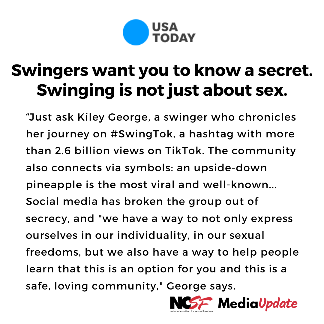 Swingers want you to know a secret. Swinging is not just about sex.