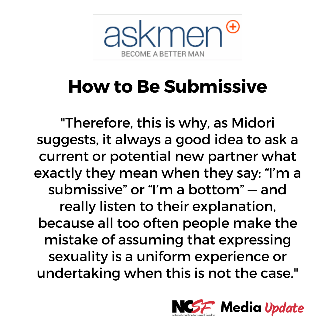How to Be Submissive
