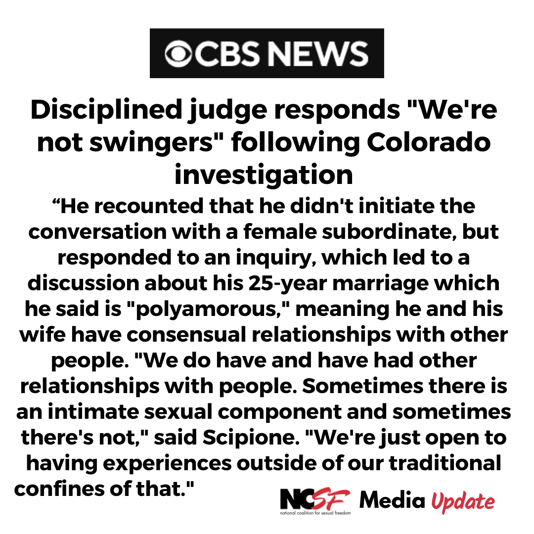 Disciplined judge responds “We’re not swingers” following Colorado investigation