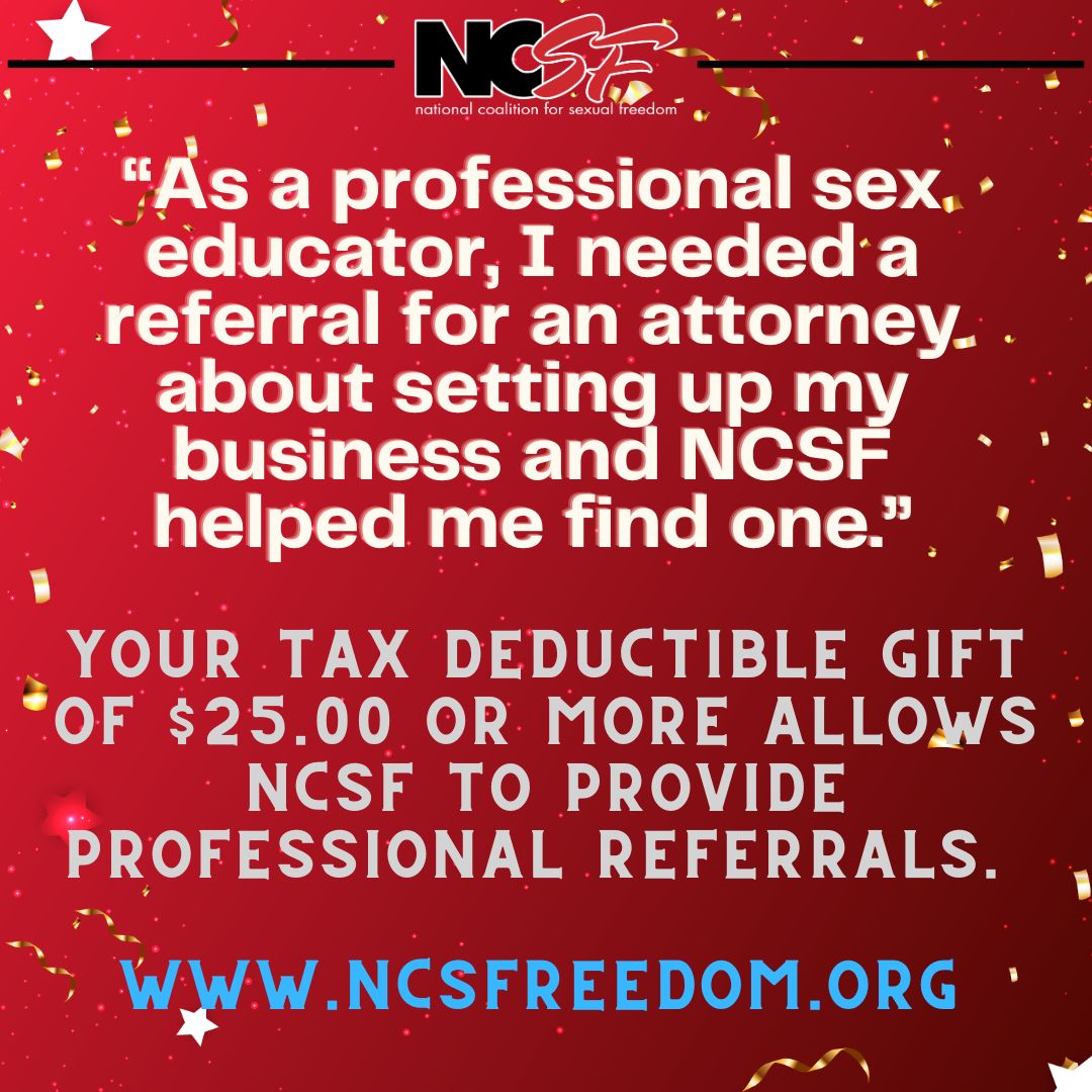 Think of NCSF during the Holiday Giving Season