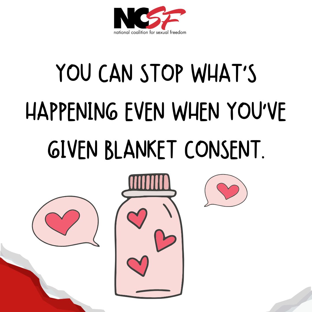 You can stop what’s happening even when you’ve given blanket consent