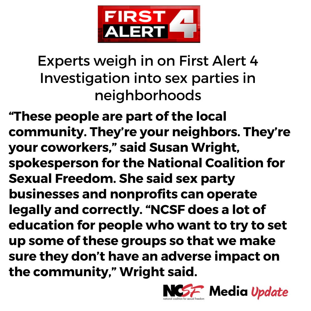 Experts weigh in on First Alert 4 Investigation into sex parties in neighborhoods