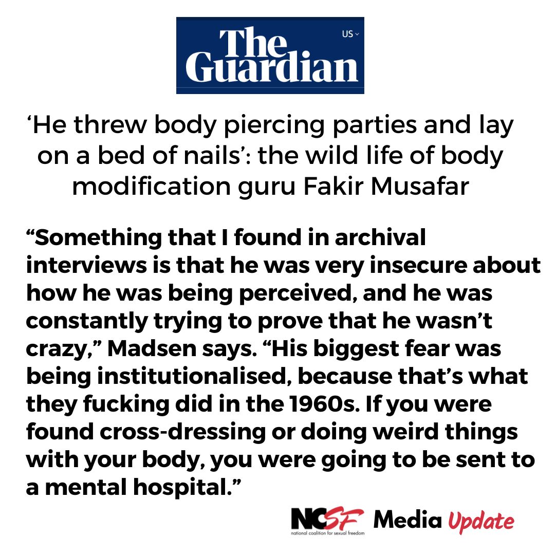 ‘He threw body piercing parties and lay on a bed of nails’: the wild life of body modification guru Fakir Musafar