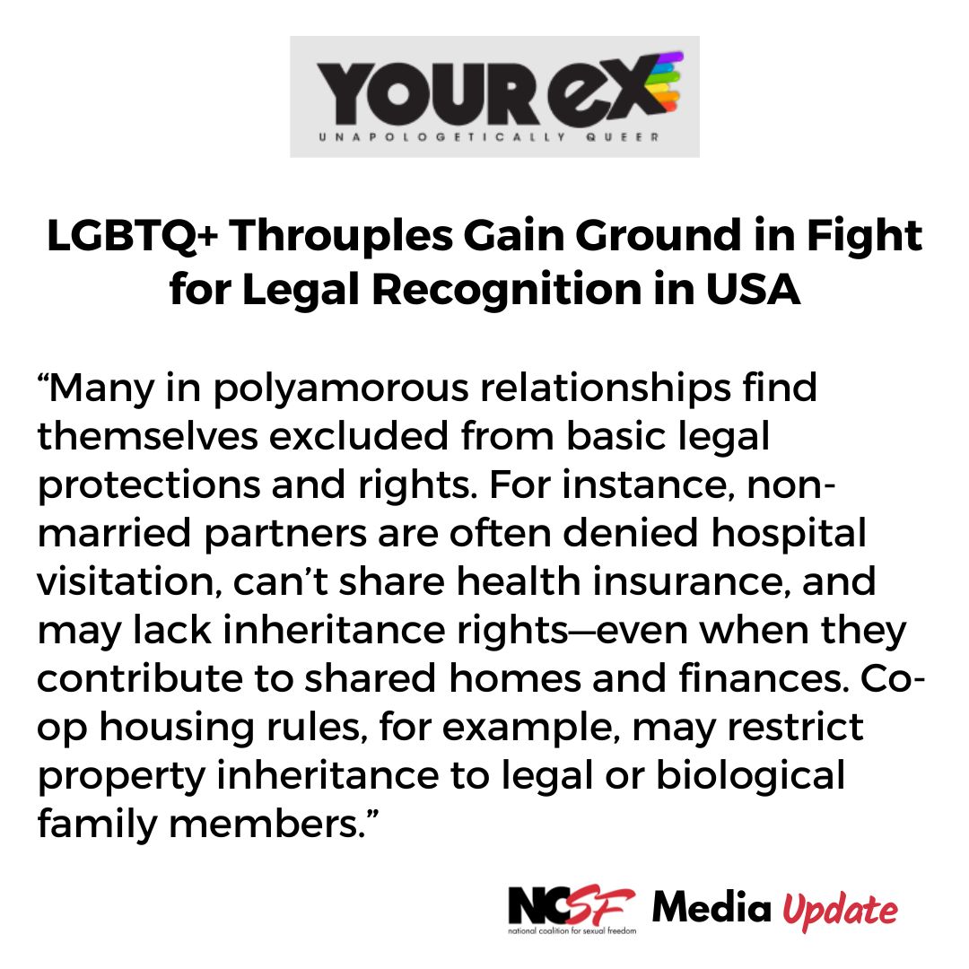 LGBTQ+ Throuples Gain Ground in Fight for Legal Recognition in USA
