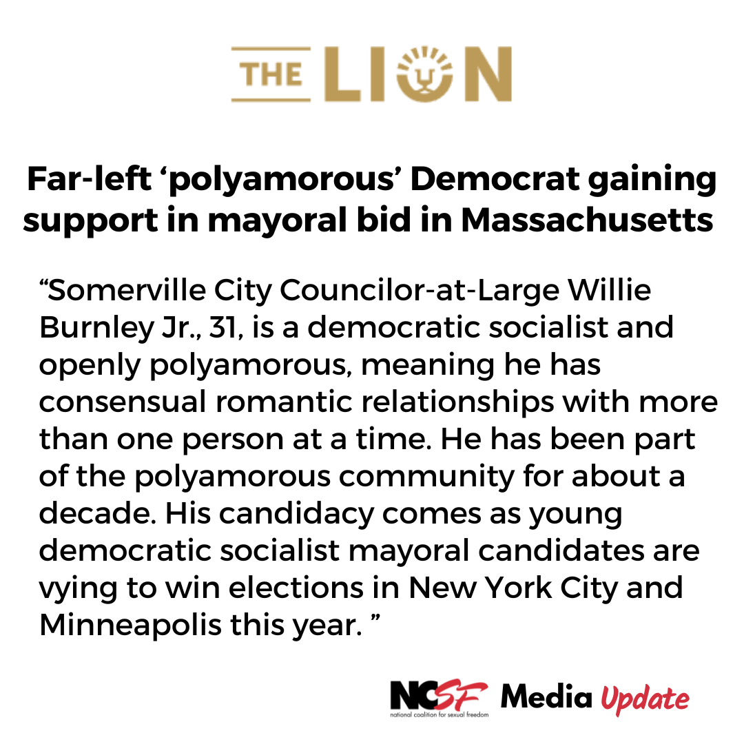 Far-left ‘polyamorous’ Democrat gaining support in mayoral bid in Massachusetts 