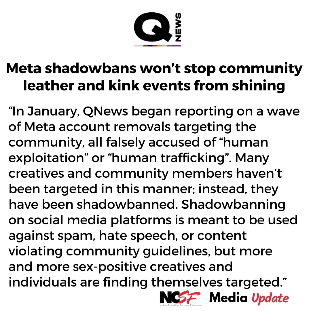Meta shadowbans won’t stop community leather and kink events from shining